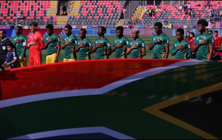 La Selección de Sudáfrica logró su clasificación a la Copa Africana de Naciones tras finalizar en el primer lugar del Grupo K durante la fase eliminatoria de 2024. AFP / ARCHIVO