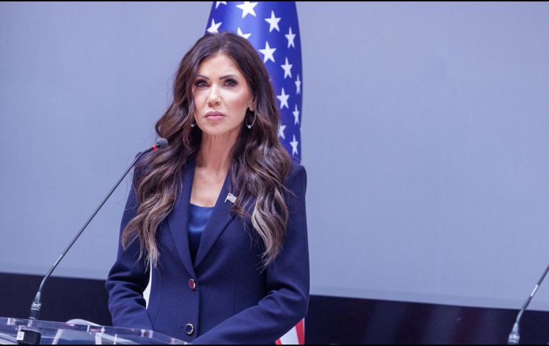 Kristi Noem aseguró que el gobierno de Estados Unidos no tolerará las acciones de Maduro. EFE/ARCHIVO