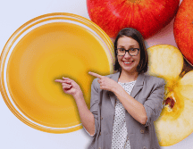 El vinagre de manzana ese elabora a partir de la fermentación del azúcar de las manzanas con alcohol; en este proceso, ciertas bacterias se convierten en ácido acético. ESPECIAL /  CANVA