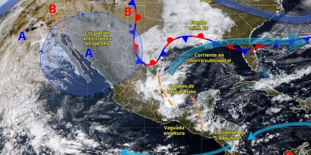 Frente fr&iacute;o 24: &iquest;Cu&aacute;ndo entra y qu&eacute; estados ser&iacute;an afectados?