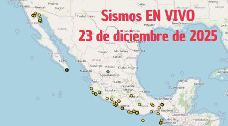 Sismos en México | EN VIVO | 23 de diciembre de 2025. ESPECIAL / SSN