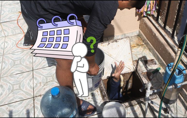 Los trabajos del Siapa fueron reprogramados para la temporada invernal, ya que las condiciones climáticas favorecen menores consumos de agua. EL INFORMADOR / ARCHIVO