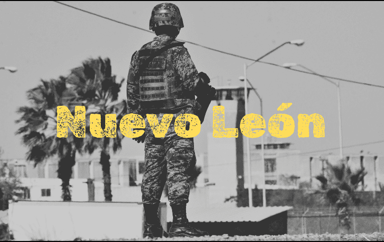 Las autoridades de Monterrey aseguraron un arma larga, un arma corta, dos cargadores, siete cartuchos útiles, 44 bolsas con droga cristal. SUN/ARCHIVO