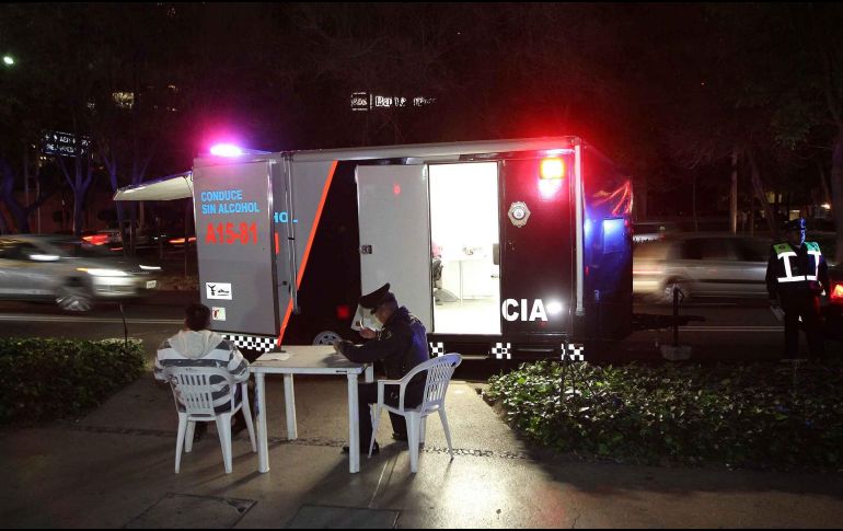 El alcoholímetro estará operando en la zona metropolitana durante todo el día. NOTIMEX/ARCHIVO