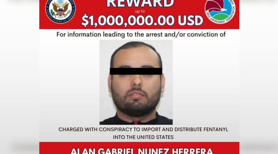 El nombre de Núñez Herrera adquirió relevancia internacional en abril de 2023, cuando el Departamento de Justicia de Estados Unidos y la DEA lo incluyeron en una acusación contra el Cártel de Sinaloa. ESPECIAL.