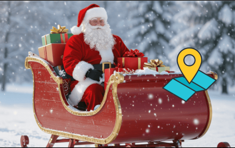 La tecnología ha hecho posible seguir su trayecto en tiempo real y descubrir por dónde va dejando alegría y regalos. PIXABAY / CANVA