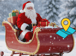 La tecnología ha hecho posible seguir su trayecto en tiempo real y descubrir por dónde va dejando alegría y regalos. PIXABAY / CANVA