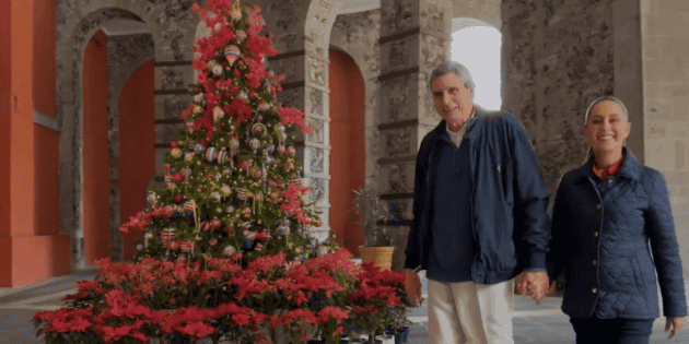 Sheinbaum desea feliz Navidad a las familias mexicanas