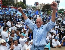 Nasry Asfura fue respaldado por Donald Trump, quien días antes de las elecciones, afirmó que era el único candidato hondureño con el que el gobierno estadounidense estaría dispuesto a trabajar. EFE/G. Amador