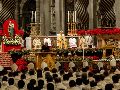 El papa León XIV volvió a celebrar la misa de Navidad en la basílica de San Pedro, algo que no ocurría desde 1994. EFE/G. Lami