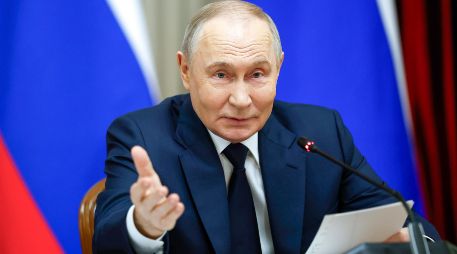 Putin ha exigido el repliegue ucraniano del Donbás y el respeto a los intereses de seguridad de Rusia como requisitos para la paz.. EFE/Servicio de Prensa del Gobierno/D. Astakhov