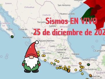 Sismos en México | EN VIVO | 25 de diciembre de 2025. ESPECIAL / SSN