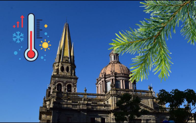 Los reportes meteorológicos más recientes indican que Guadalajara disfruta de una Navidad con condiciones climáticas templadas, estables y agradables para este jueves 25 de diciembre. ESPECIAL / CANVA