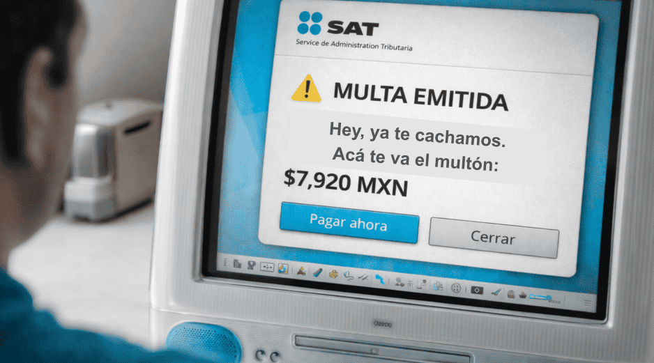 De acuerdo con el SAT, se pueden generar sanciones que van de 3 mil 850 a 11 mil 540 pesos por no cumplir con esto. ESPECIAL/ChatGPT