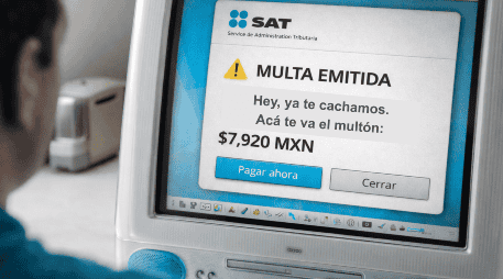 De acuerdo con el SAT, se pueden generar sanciones que van de 3 mil 850 a 11 mil 540 pesos por no cumplir con esto. ESPECIAL/ChatGPT