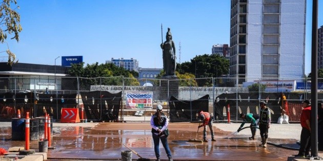 Prev&eacute;n reabrir circulaci&oacute;n en la Glorieta Minerva el domingo