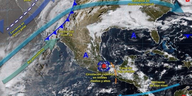 SMN advierte lluvias, vientos y descenso de temperatura esta semana