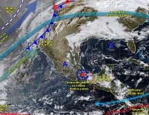 El SMN advirtió por temperaturas bajas, rachas intensas de viento y lluvias, así como la posibilidad de nieve o aguanieve en regiones montañosas. ESPECIAL/ SMN.
