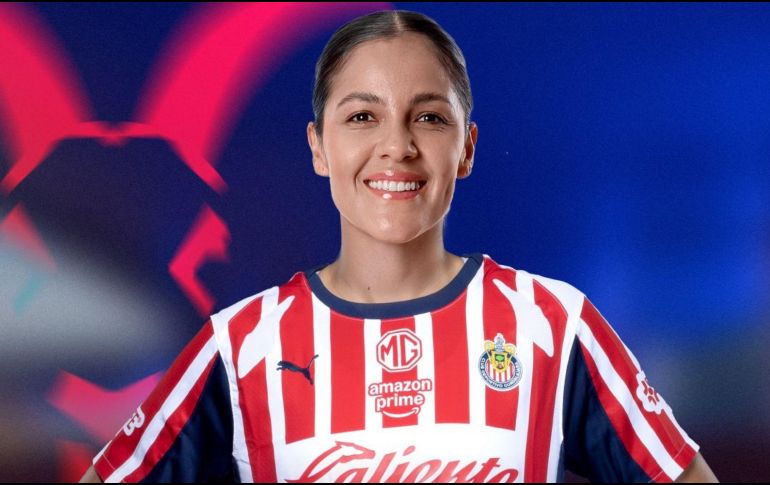 La oriunda de Tampico, Tamaulipas, llega a Chivas con un currículum envidiable que incluye seis títulos de la Liga MX Femenil. X/ @Chivas