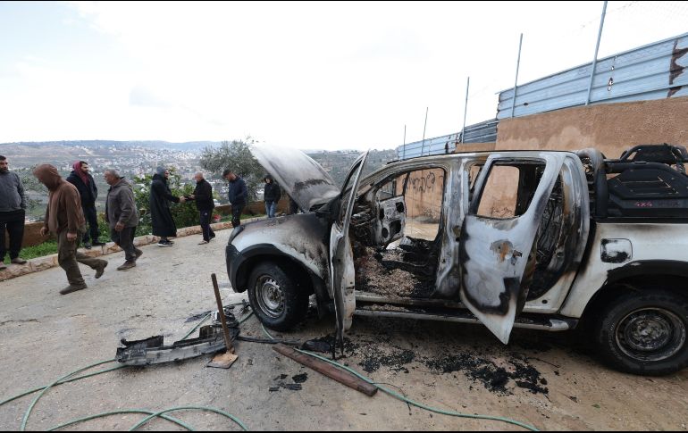 La inacción tanto policial como judicial es habitual cuando se trata de violencia de colonos israelíes. EFE/A. Badarneh