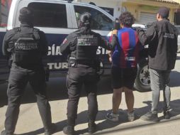 El detenido fue puesto a disposición de un agente del Ministerio Público para continuar con las investigaciones. ESPECIAL