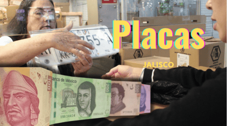 Las personas que circulen con placas obsoletas el próximo año podrán recibir sanciones por parte de las autoridades. ESPECIAL/Gobierno de Jalisco