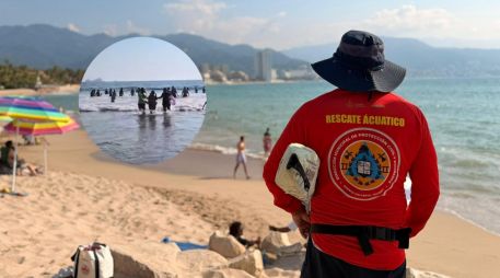 Protección Civil Jalisco informó el rescate de dos personas en playas del estado durante el pasado fin de semana. ESPECIAL / FACEBOOK Protección Civil y Bomberos Puerto Vallarta / Protección Civil Jalisco