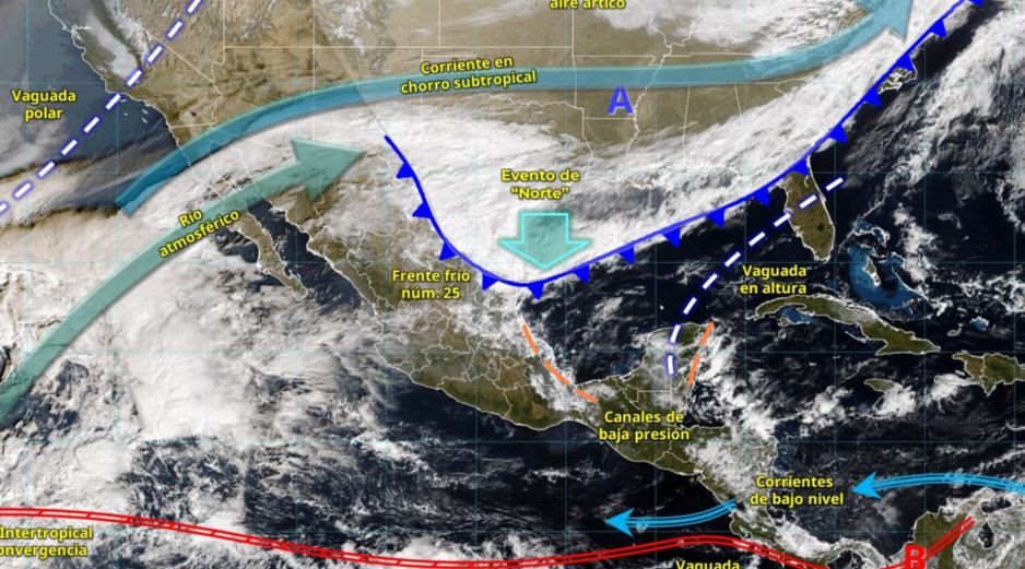 El SMN exhorta a la población a mantenerse informada a través de los comunicados oficiales y atender las recomendaciones de Protección Civil. ESPECIAL/ SMN.