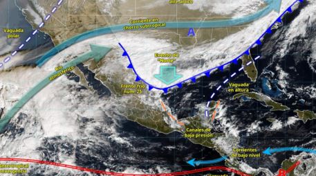 El SMN exhorta a la población a mantenerse informada a través de los comunicados oficiales y atender las recomendaciones de Protección Civil. ESPECIAL/ SMN.