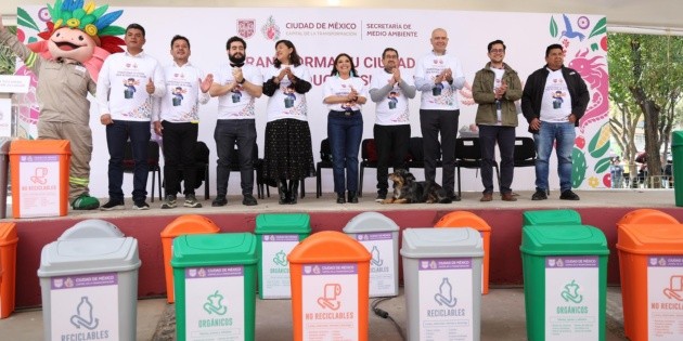 Clara Brugada presenta la campa&ntilde;a de separaci&oacute;n de basura 'Transforma tu Ciudad, Cada Residuo en su Lugar'
