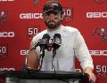 El quarterback de los Buccaneers, Baker Mayfield, habló en una conferencia de prensa sobre lo que sigue para el equipo tras sufrir esta derrota. AP