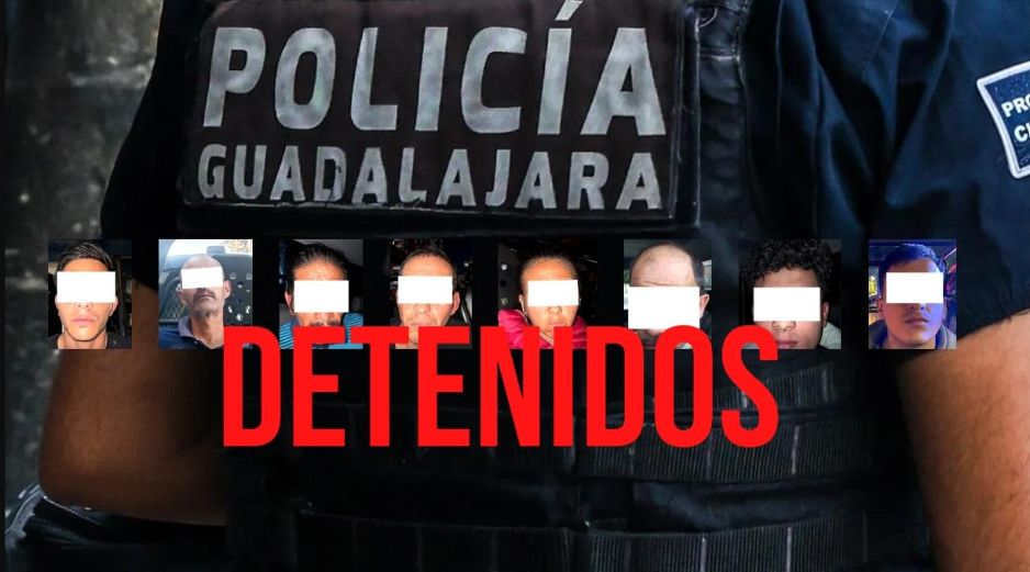 Estos son los resultados de la Comisaría de Seguridad Ciudadana de Guadalajara conseguidos durante la semana pasada. EL INFORMADOR / ARCHIVO