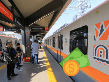 Las personas usuarias de la Línea 4 podrán acceder a transbordos de 50%. SITEUR / CANVA