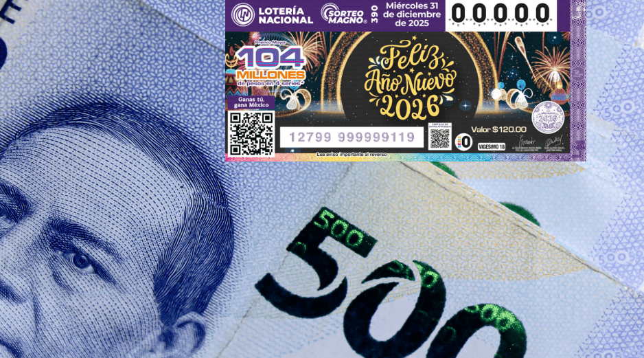 La institución confirmó un Premio Mayor de 104 millones de pesos, lo que convierte al sorteo en uno de los más importantes del año. CANVA. / LOTERÍA NACIONAL