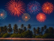 Cuando en la Ciudad de México y Guadalajara son las 04:00 de la mañana del 31 de diciembre, los habitantes de Kiribati ya están quemando fuegos artificiales y celebrando la llegada del 1 de enero. ESPECIAL / CANVA