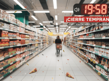 Los principales supermercados de México operan con horarios especiales este 31 de diciembre, y sobre todo mañana 1 de enero de 2026. ESPECIAL / CANVA y GEMINI