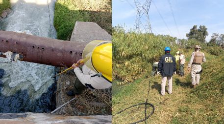 El hecho se registró alrededor de las 10:00 horas en una manguera de alta presión ubicada sobre un arroyo en la calle Maestro Sandoval. ESPECIAL / PC. JALISCO