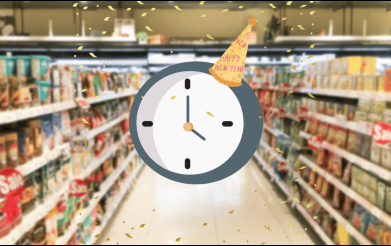 si necesitas hacer compras este Año Nuevo 2026, planifica con anticipación y revisa los horarios de tu supermercado más cercano. FREEPIK / CANVA