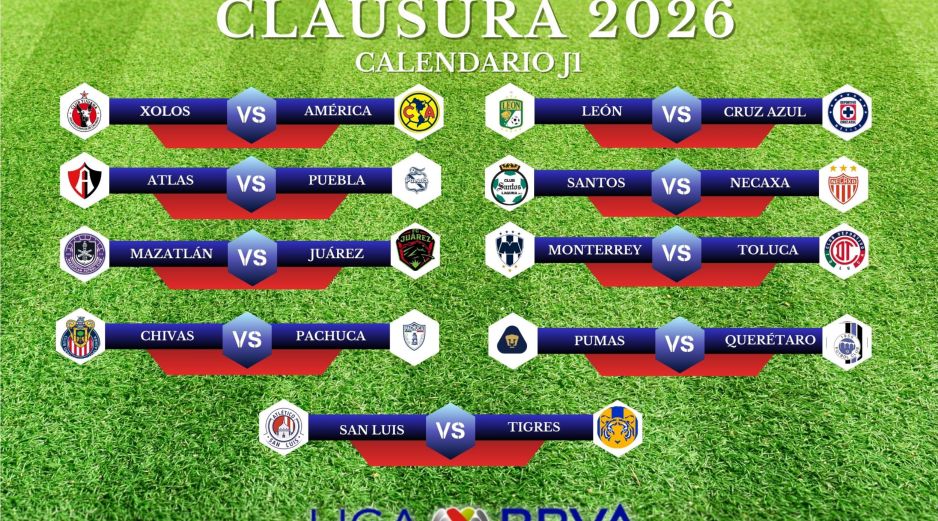 El tiempo corre: la Liga MX regresa con un Clausura 2026 que no dará tregua. ESPECIAL / CANVA
