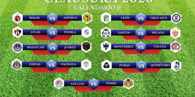 Liga MX: Calendario de la Jornada 1 del Clausura 2026: Partidos y Horarios