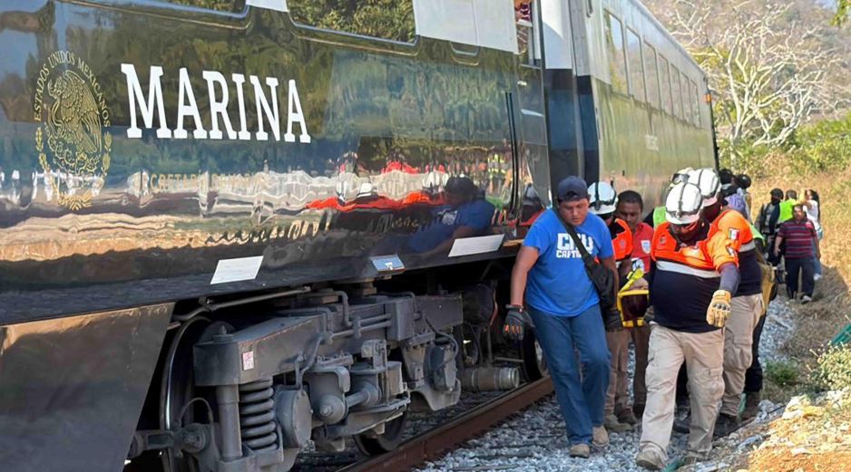 El descarrilamiento del Tren Interoceánico se registró el pasado domingo en un tramo del Corredor Interoceánico del Istmo de Tehuantepec. SUN