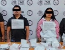 Elementos de la Fiscalía General de la República (FGR), Secretaría de Marina (Semar) y Secretaría de Seguridad y Protección Ciudadana (SSPC) catearon un inmueble en el puerto de Progreso donde detuvieron a dos personas. ESPECIAL