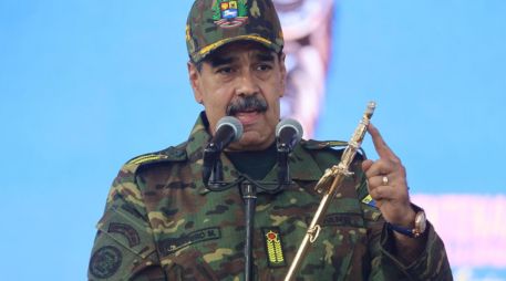 Maduro sostuvo que la población venezolana se encuentra “segura y en paz”. EFE/ Miguel Gutiérrez