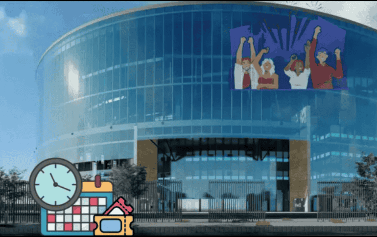 La tecnología de punta y la acústica de alta precisión transforman cada evento en una vivencia inolvidable, ya sea musical, deportivo o cultural. CANVA /ARENA GUADALAJARA