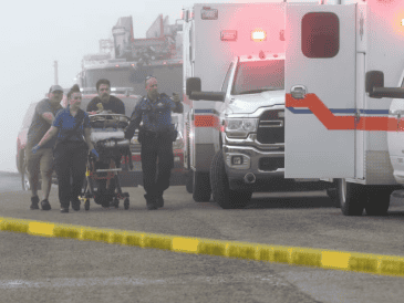 El 22 de diciembre de 2025, un avión de la Marina se estrelló en Galveston, Texas. AP / ARCHIVO