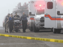 El 22 de diciembre de 2025, un avión de la Marina se estrelló en Galveston, Texas. AP / ARCHIVO