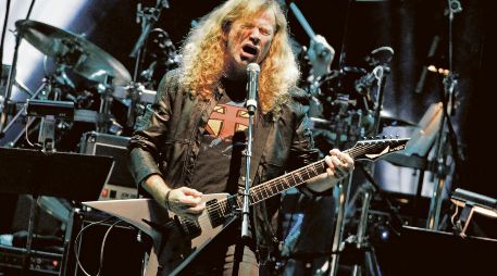 La legendaria banda de rock conocida como Megadeth, viene en su gira de despedida el 13 de mayo. AFP