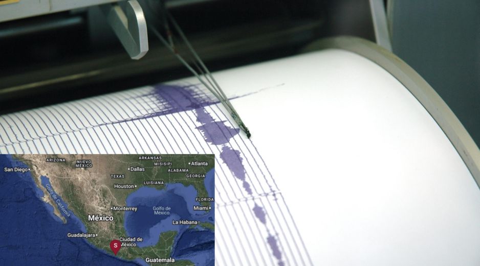 Servicios de monitoreo sísmico informaron que el movimiento telúrico ocurrió a las 07:58 horas. ESPECIAL / CANVA Y SSN