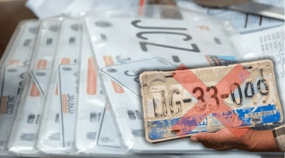 Los propietarios de vehículos que aún usen las placas “Maguey”, “Gota” y “Minerva” están en riesgo de ser sancionados. ESPECIAL/Gobierno de Jalisco