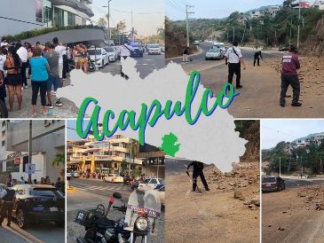 Así vivieron el sismo algunos famosos que se encontraban en Acapulco. ESPECIAL /FACEBOOK Gobierno Municipal de Acapulco